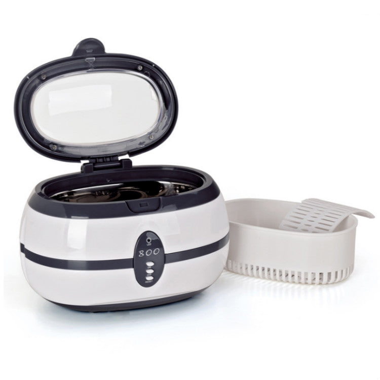 VGT-800 Aspirapolvere a basso rumore da 600 ml Pulitore ad ultrasuoni con serbatoio SUS304 per orologio da vista per gioielli domestici, UK Plug, EU Plug, US Plug