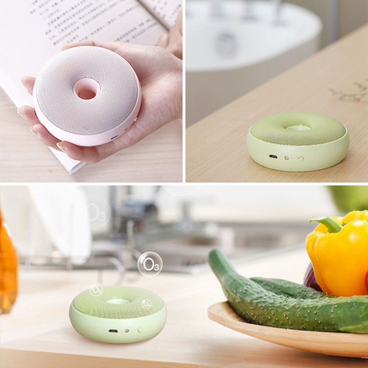Deodorante per ozono anionico per auto domestica con purificatore d'aria elettrico a ciambella portatile