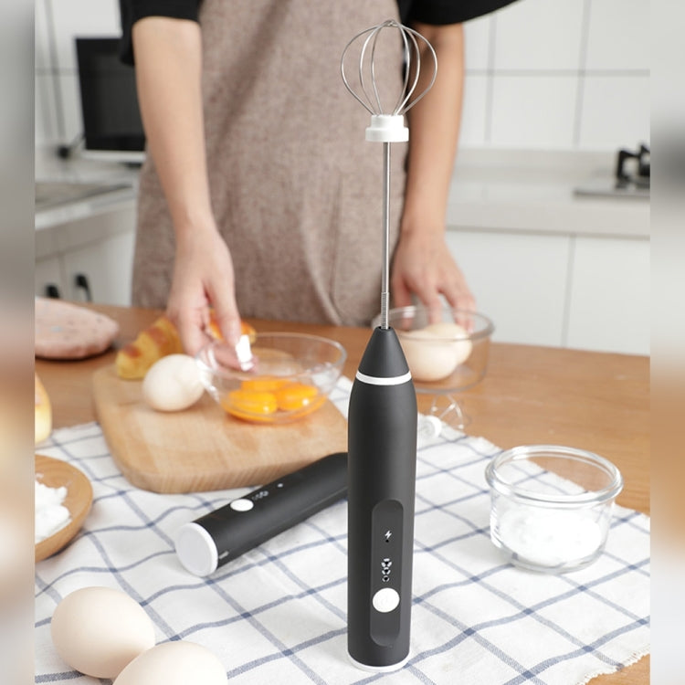 Frullino per le uova elettrico da cucina, miscelatore per caffè al latte, mini miscelatore con manico in acciaio inossidabile, Handle Mixer