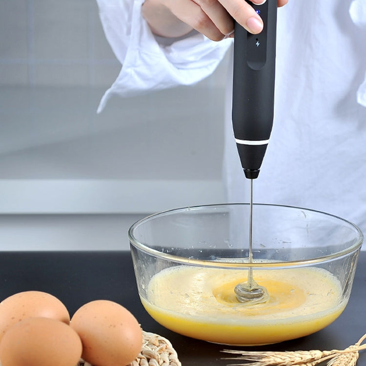 Frullino per le uova elettrico da cucina, miscelatore per caffè al latte, mini miscelatore con manico in acciaio inossidabile, Handle Mixer