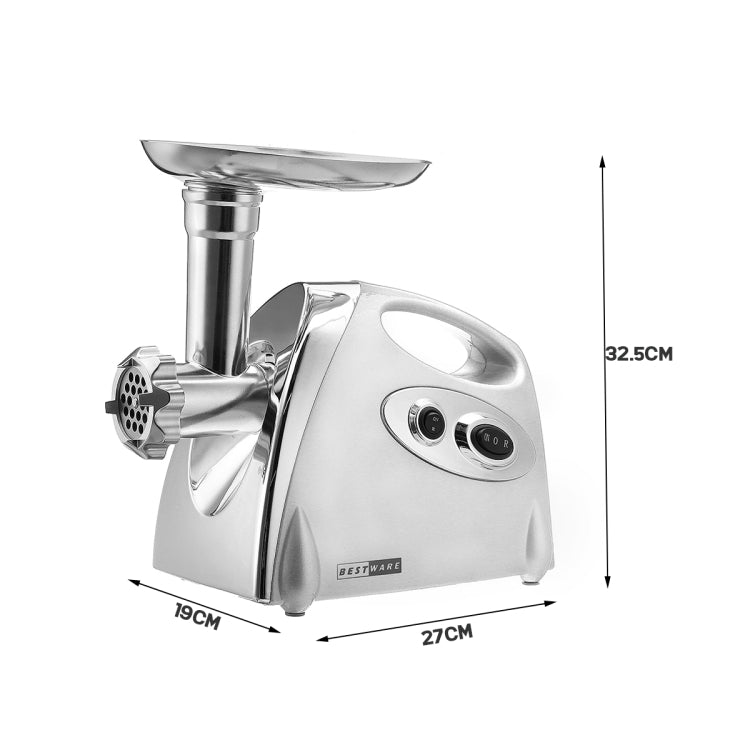 MGB -120A 250W Elettrico Domestico Multi-funzione In Acciaio Inox Cucina Salsiccia Torsione Macchina Tritacarne, MGB -120A White, MGB -120A Black