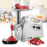 MGB -120A 250W Elettrico Domestico Multi-funzione In Acciaio Inox Cucina Salsiccia Torsione Macchina Tritacarne, MGB -120A White, MGB -120A Black