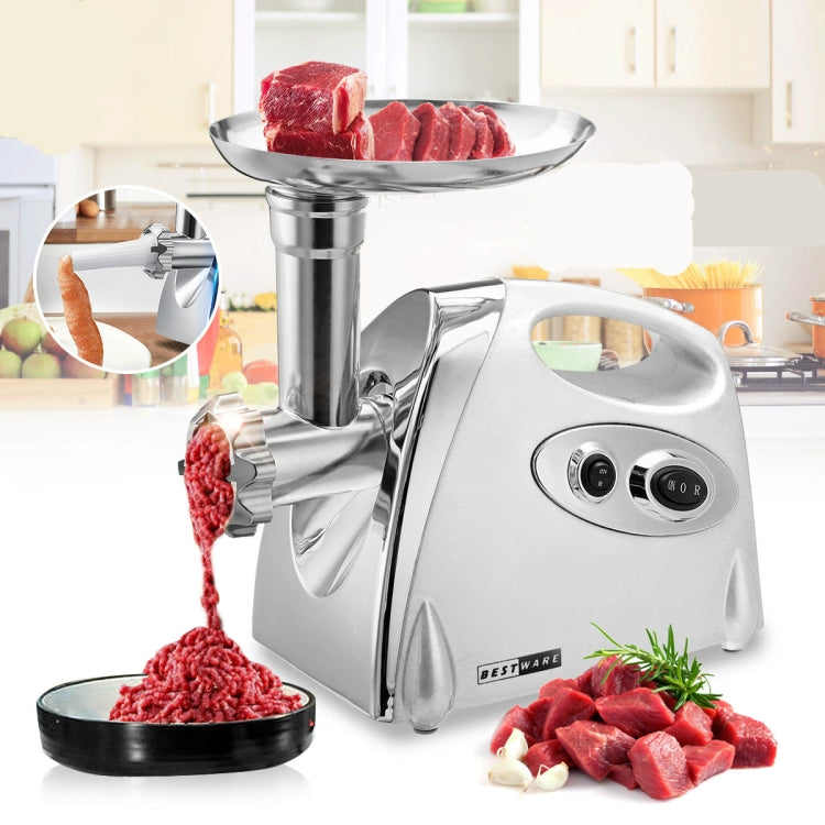 MGB -120A 250W Elettrico Domestico Multi-funzione In Acciaio Inox Cucina Salsiccia Torsione Macchina Tritacarne, MGB -120A White, MGB -120A Black