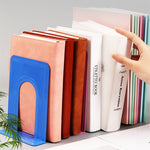 Organizzatore da tavolo con supporto per libri antiscivolo, semplice telaio di supporto per fermalibri in metallo da 2 pezzi