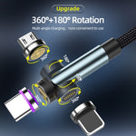 Adattatore magnetico ricarica rapida Micro USB Type-C 8Pin