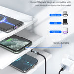 Adattatore magnetico ricarica rapida Micro USB Type-C 8Pin