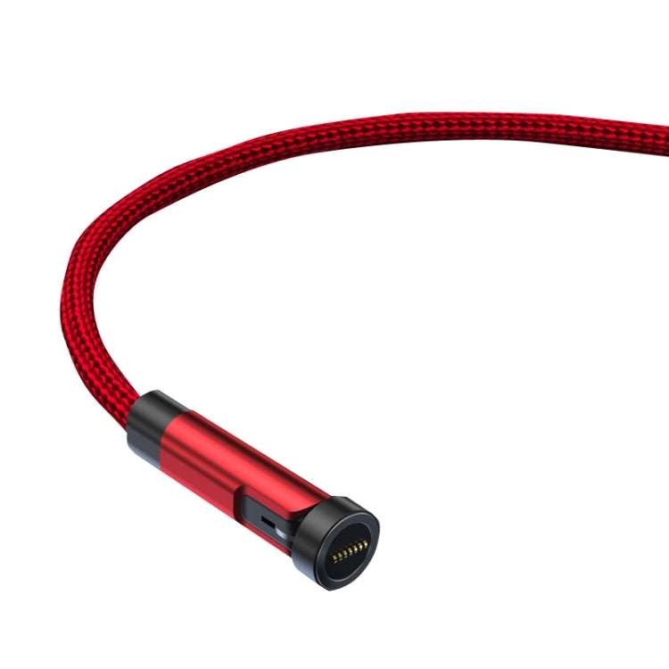 Cavo dati di ricarica rapida magnetico rotante CC57 da 540 gradi, 1m + Red, 2m + Red, 1m + Black, 2m + Black