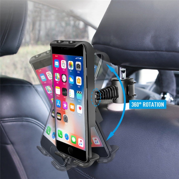 Staffa universale regolabile per supporto per tablet per auto, staffa per sedile posteriore per tablet da 4-11 pollici