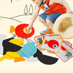 Puzzle Montessori in legno per bambini 4-6 anni