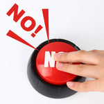 3 pezzi di quiz sulla conoscenza delle feste, giocattolo di risposta elettronico con scatola armonica, Green YES, Red NO, Blue SORRY, Red with Light BULLSHIT, Daren show, Laugh and Cry