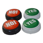 3 pezzi di quiz sulla conoscenza delle feste, giocattolo di risposta elettronico con scatola armonica, Green YES, Red NO, Blue SORRY, Red with Light BULLSHIT, Daren show, Laugh and Cry