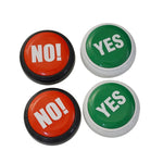 3 pezzi di quiz sulla conoscenza delle feste, giocattolo di risposta elettronico con scatola armonica, Green YES, Red NO, Blue SORRY, Red with Light BULLSHIT, Daren show, Laugh and Cry
