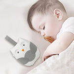 Campanello da appendere al comodino del bambino, suono rilassante per il sonno, morbido carillon a forma di gufo, Owl Music Box