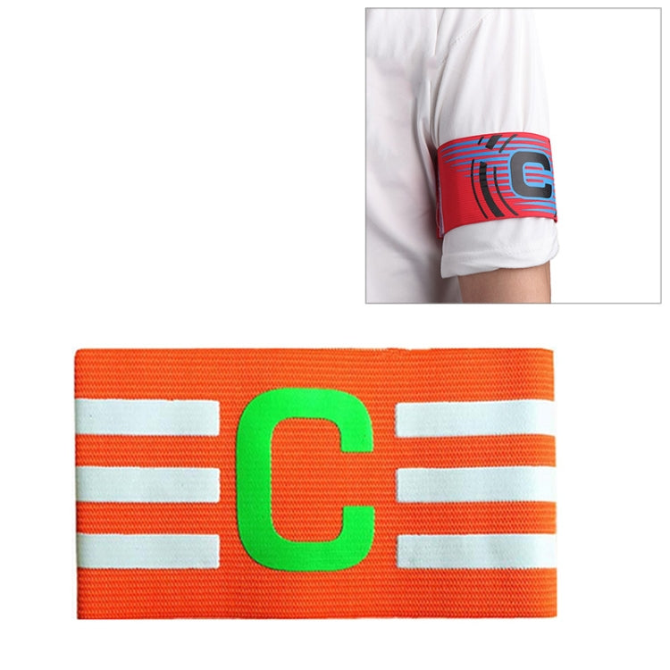 Fascia da braccio incollabile per capitano della squadra di calcio, Blue, Red, Green, Gray, Orange