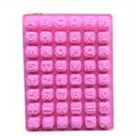 Stampo per cioccolato in silicone con alfabeto inglese a forma di stelle. Stampo per sapone fatto a mano con ghiaccio fai da te, Stars Shape English Alphabet