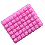 Stampo per cioccolato in silicone con alfabeto inglese a forma di stelle. Stampo per sapone fatto a mano con ghiaccio fai da te, Stars Shape English Alphabet
