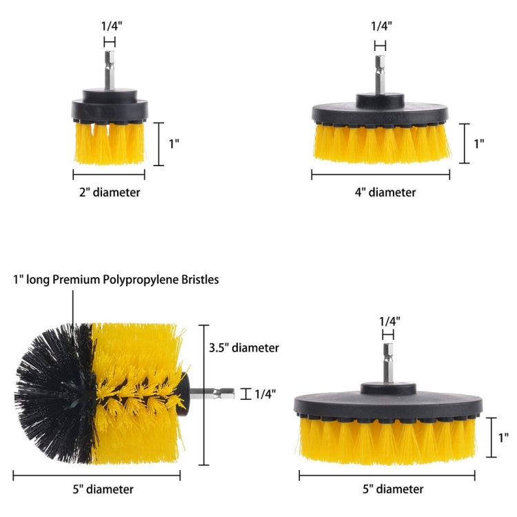 Kit di cuscinetti per dischi abrasivi esagonali in nylon per uso domestico 19 in 1, 19 in 1