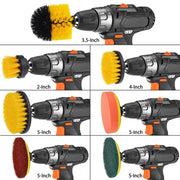 Kit 19 in 1 cuscinetti nylon per dischi abrasivi
