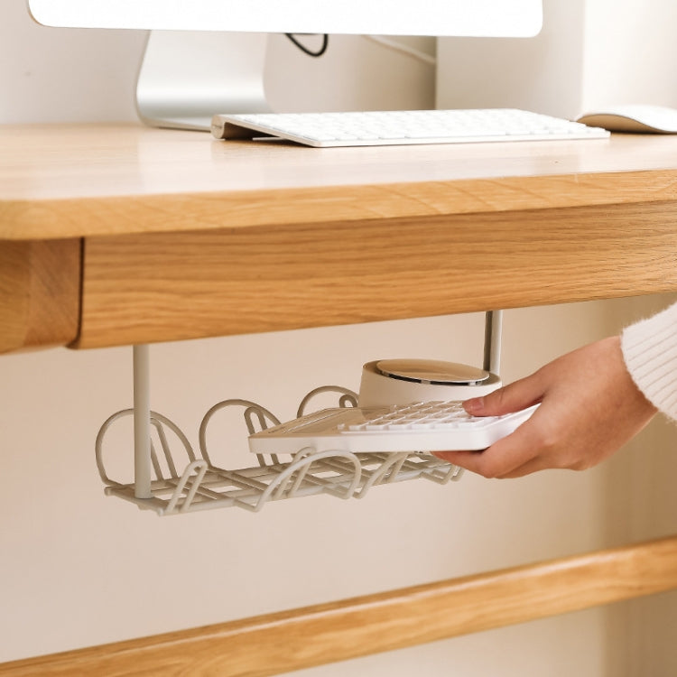 Rastrelliera per cavi, fondo del tavolo, cestino sospeso, scaffale per organizzare il rack di stoccaggio per schede cavi plug-in