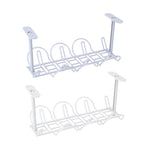 Rastrelliera per cavi, fondo del tavolo, cestino sospeso, scaffale per organizzare il rack di stoccaggio per schede cavi plug-in
