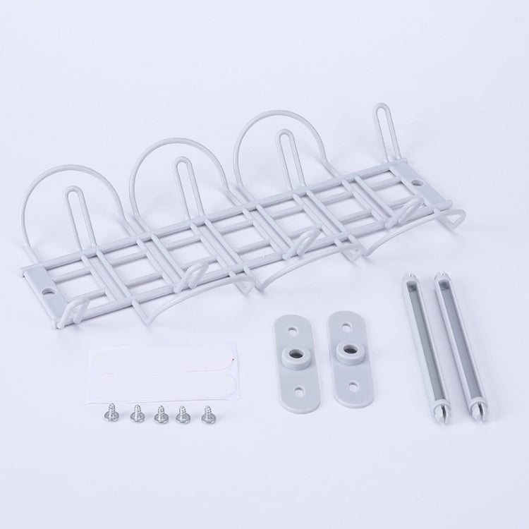 Rastrelliera per cavi, fondo del tavolo, cestino sospeso, scaffale per organizzare il rack di stoccaggio per schede cavi plug-in