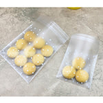 Sacchetti di cellophane trasparente in plastica da 100 pezzi Sacchetti regalo per biscotti con caramelle a pois con sacchetti autoadesivi fai-da-te Celofan per la festa, 5.5x5.5cm, 7x7cm, 8x10cm, 10x10cm, 10x15cm