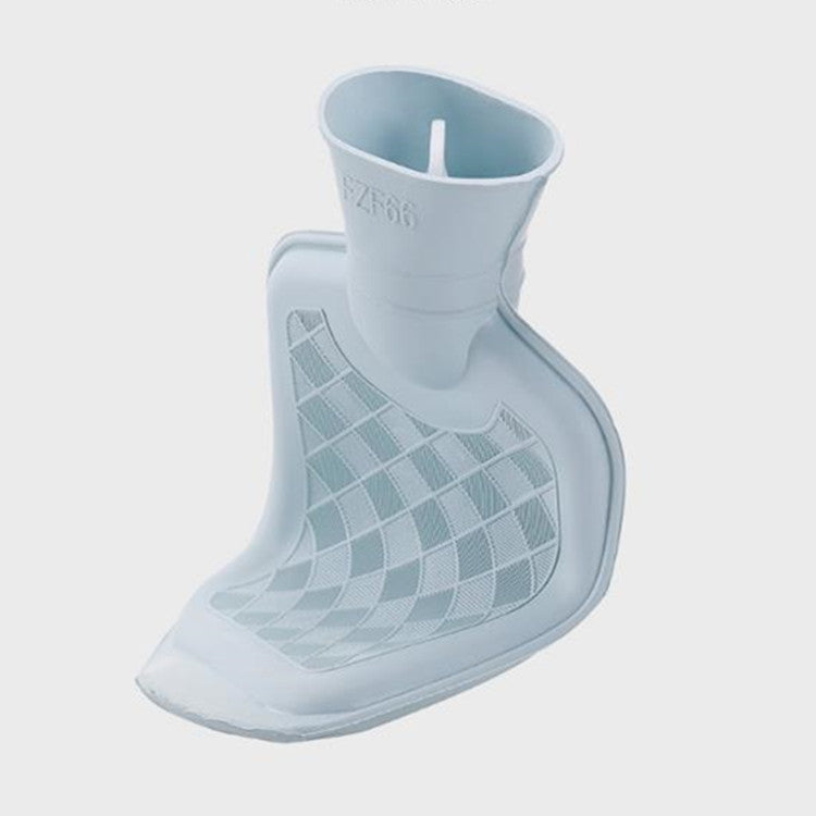 Scaldamani per acqua calda con borsa per acqua calda in peluche con fiori di cartone animato