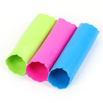 Set 2 sbucciatori per aglio in silicone colorati
