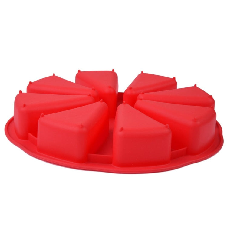 Strumento di cottura per stampi per dolci in silicone a forma di triangolo a otto punti in silicone fai-da-te, consegna colore casuale, Eight-point Triangle Mould