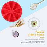 Strumento di cottura per stampi per dolci in silicone a forma di triangolo a otto punti in silicone fai-da-te, consegna colore casuale, Eight-point Triangle Mould