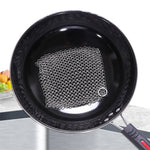 Strumento per la pulizia della cucina delle pentole per la casa, della spazzola per pentole, in acciaio inossidabile, quadrato, in ghisa, 4×4inch, 5×5inch, 6×6inch, 7×7inch, 8×8inch, 8×6inch