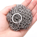 Strumento per la pulizia della cucina delle pentole per la casa, della spazzola per pentole, in acciaio inossidabile, quadrato, in ghisa, 4×4inch, 5×5inch, 6×6inch, 7×7inch, 8×8inch, 8×6inch
