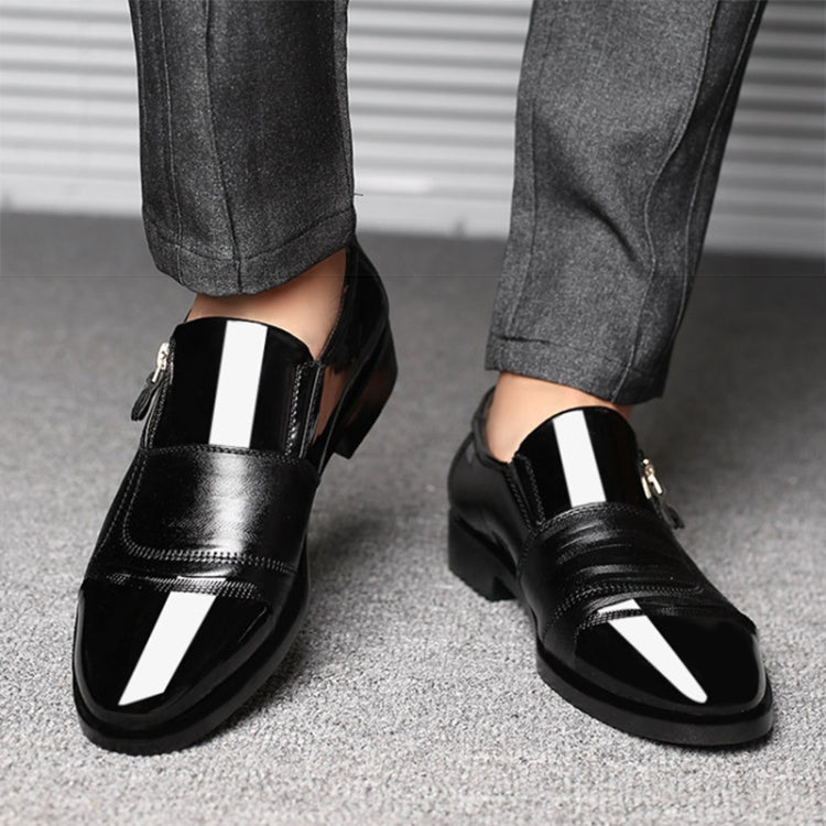 Scarpe slip-on a punta da uomo business dress, 38, 39, 40, 41, 42, 43, 44, 45, 46, 47, 48