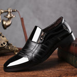 Scarpe slip-on a punta da uomo business dress, 38, 39, 40, 41, 42, 43, 44, 45, 46, 47, 48