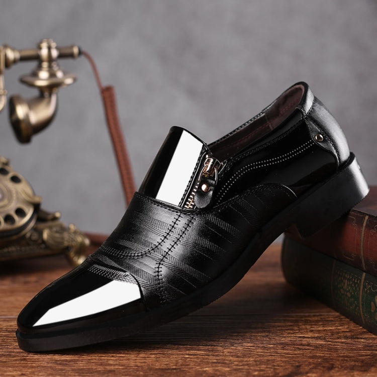 Scarpe slip-on a punta da uomo business dress, 38, 39, 40, 41, 42, 43, 44, 45, 46, 47, 48