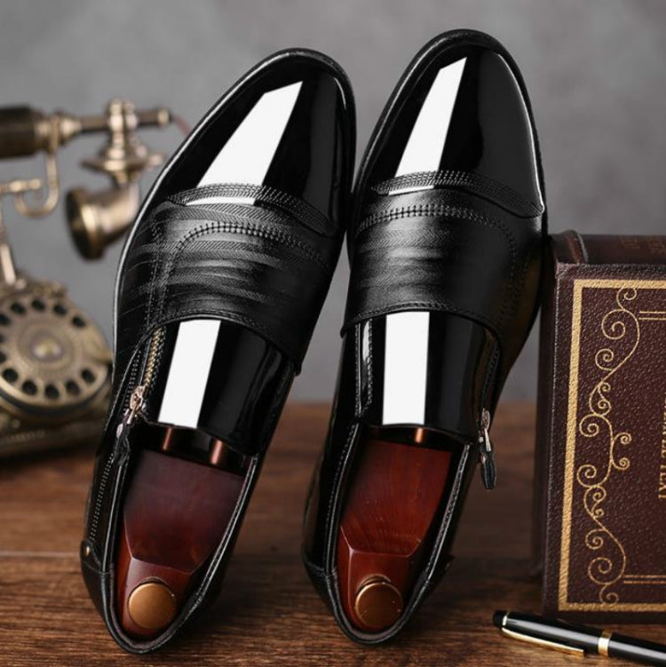 Scarpe slip-on a punta da uomo business dress, 38, 39, 40, 41, 42, 43, 44, 45, 46, 47, 48