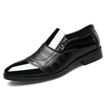 Scarpe slip-on a punta da uomo business dress, 38, 39, 40, 41, 42, 43, 44, 45, 46, 47, 48