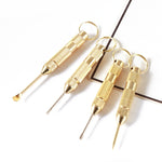 Set 5 strumenti auricolari 4 in 1 in metallo rame