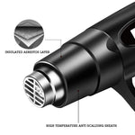 Strumento per pellicole ad aria calda industriale Hilda ad aria calda ad alta temperatura, 2000W, 1800W, Three Wind Nozzles