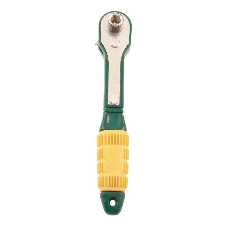 Mini chiave a cricchetto rapida giallo verde, Mini Ratchet Wrench