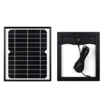 Pannello solare monocristallino 5,5V 6W con vetro temperato
