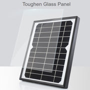 Waveshare Monocrystalline Silicon Solar Panel (5.5V 6W), Tempered Glass Surface, 24076