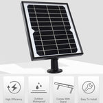 Pannello solare monocristallino 5,5V 6W con vetro temperato
