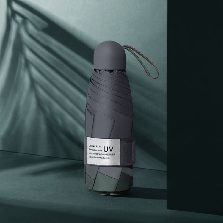 LY-0621 Ombrello cinque pieghe a otto ossa Ombrello solare semplice con colla nera, Eight-bone Turmeric, Eight-bone Midsummer Pink, Eight-bone Haze Blue, Eight-bone Matcha Green, Eight-bone Navy, Eight-bone Ink Green