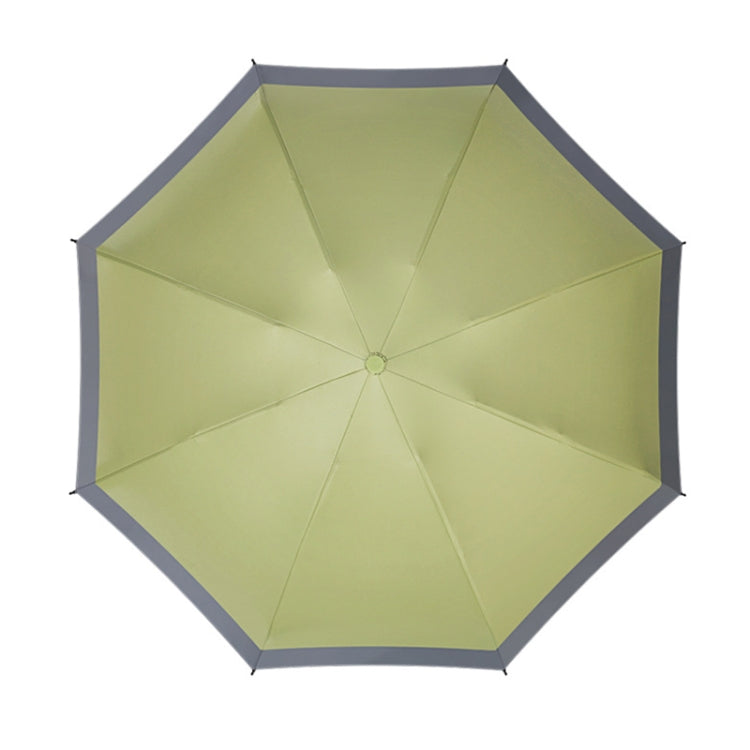 LY-0621 Ombrello cinque pieghe a otto ossa Ombrello solare semplice con colla nera, Eight-bone Turmeric, Eight-bone Midsummer Pink, Eight-bone Haze Blue, Eight-bone Matcha Green, Eight-bone Navy, Eight-bone Ink Green