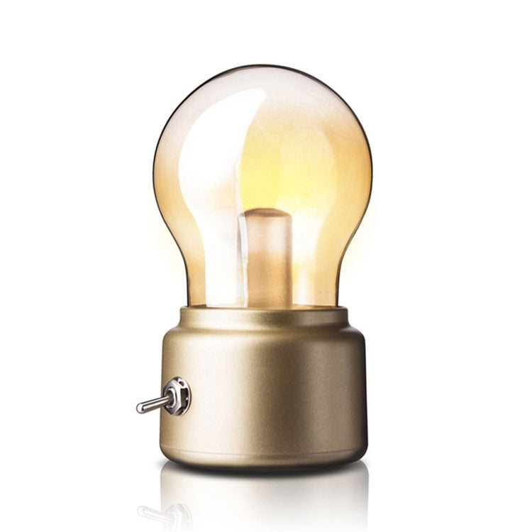Luce notturna creativa per armadio da cucina con atmosfera da comodino USB con ricarica retrò