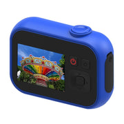 Fotocamera digitale per esercizi puzzle per bambini con memoria incorporata, obiettivo grandangolare da 120 gradi