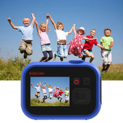 Fotocamera digitale per esercizi puzzle per bambini con memoria incorporata, obiettivo grandangolare da 120 gradi