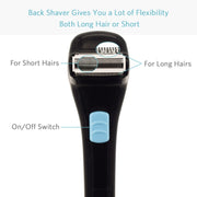 Rasoio elettrico pieghevole con manico lungo sul retro, Electric Shaver