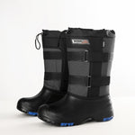 Scarpe da neve da uomo invernali per esterni Stivali da neve alti con chiodi in acciaio antiscivolo caldi, 41, 42, 43, 44, 45, 46